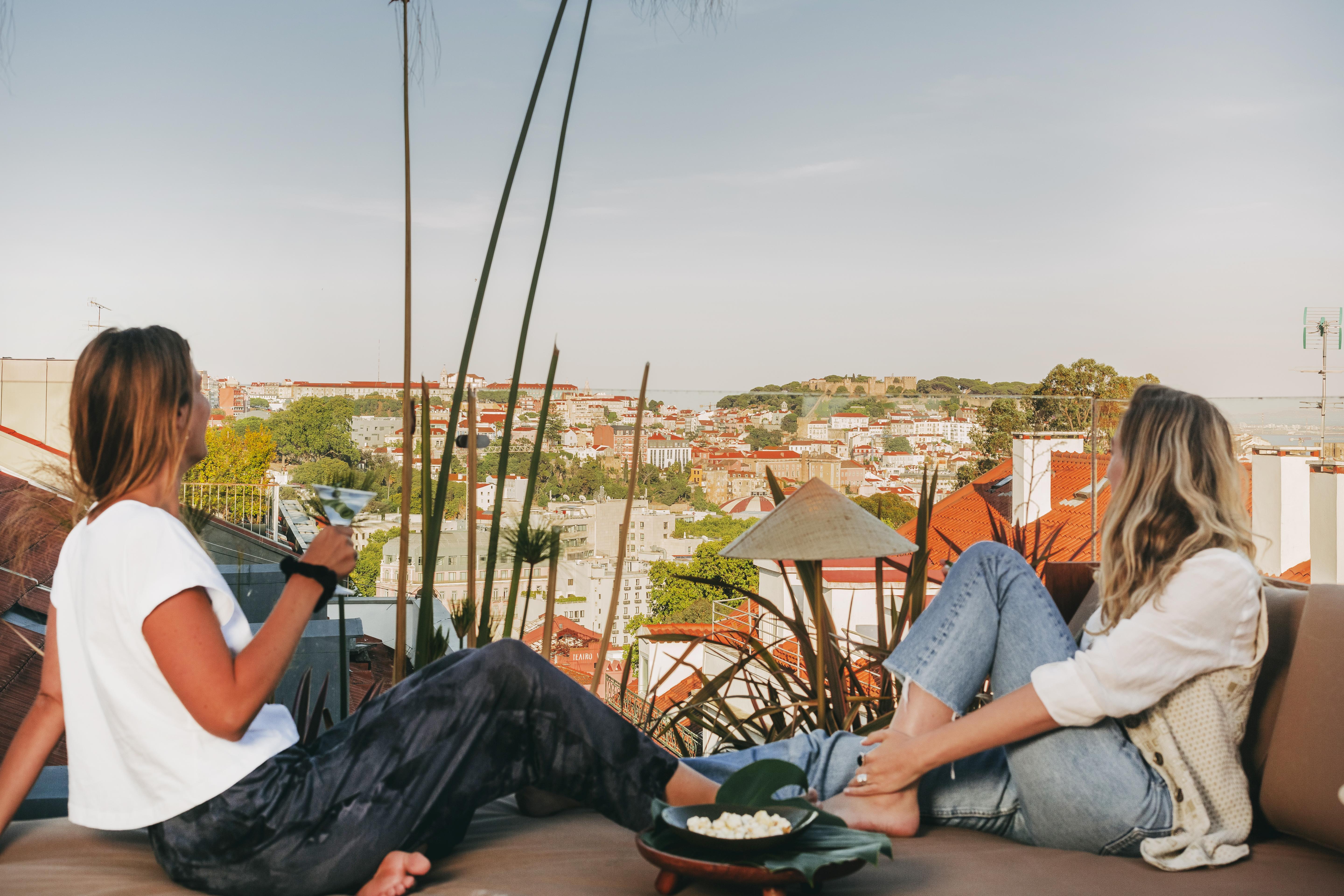 ザ ヴィンテージ ホテル&スパ リスボン エクステリア 写真 Rooftop in Lisbon